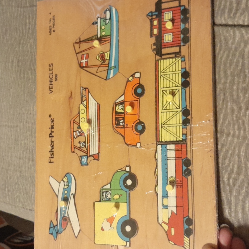 1970s Fisher Price puzzle (wooden)